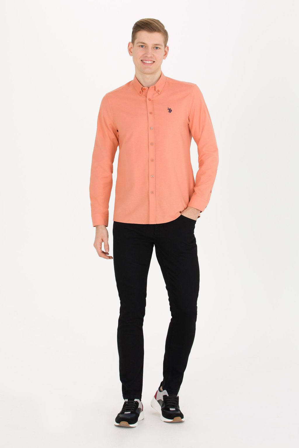 U. S. Polo Assn / Мужские черные джинсовые брюки - U.s. polo assn фото 3