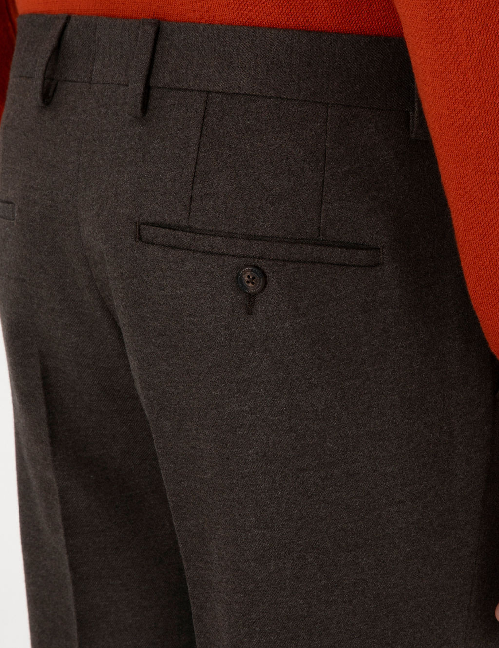 Kahverengi Slim Fit Kuma_ Pantolon