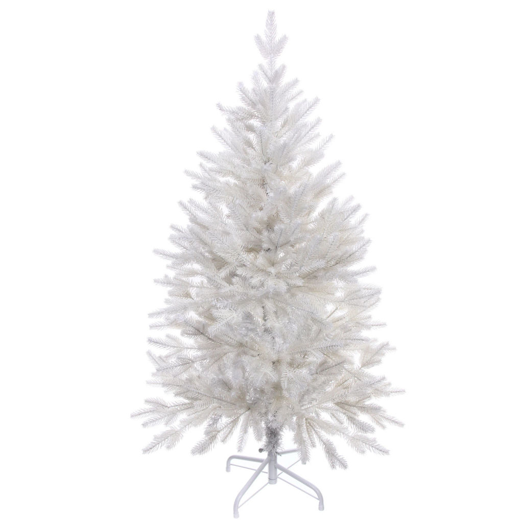 Ёлка "Мальва" 120 см, ПВХ, резина (198 веток), Белая