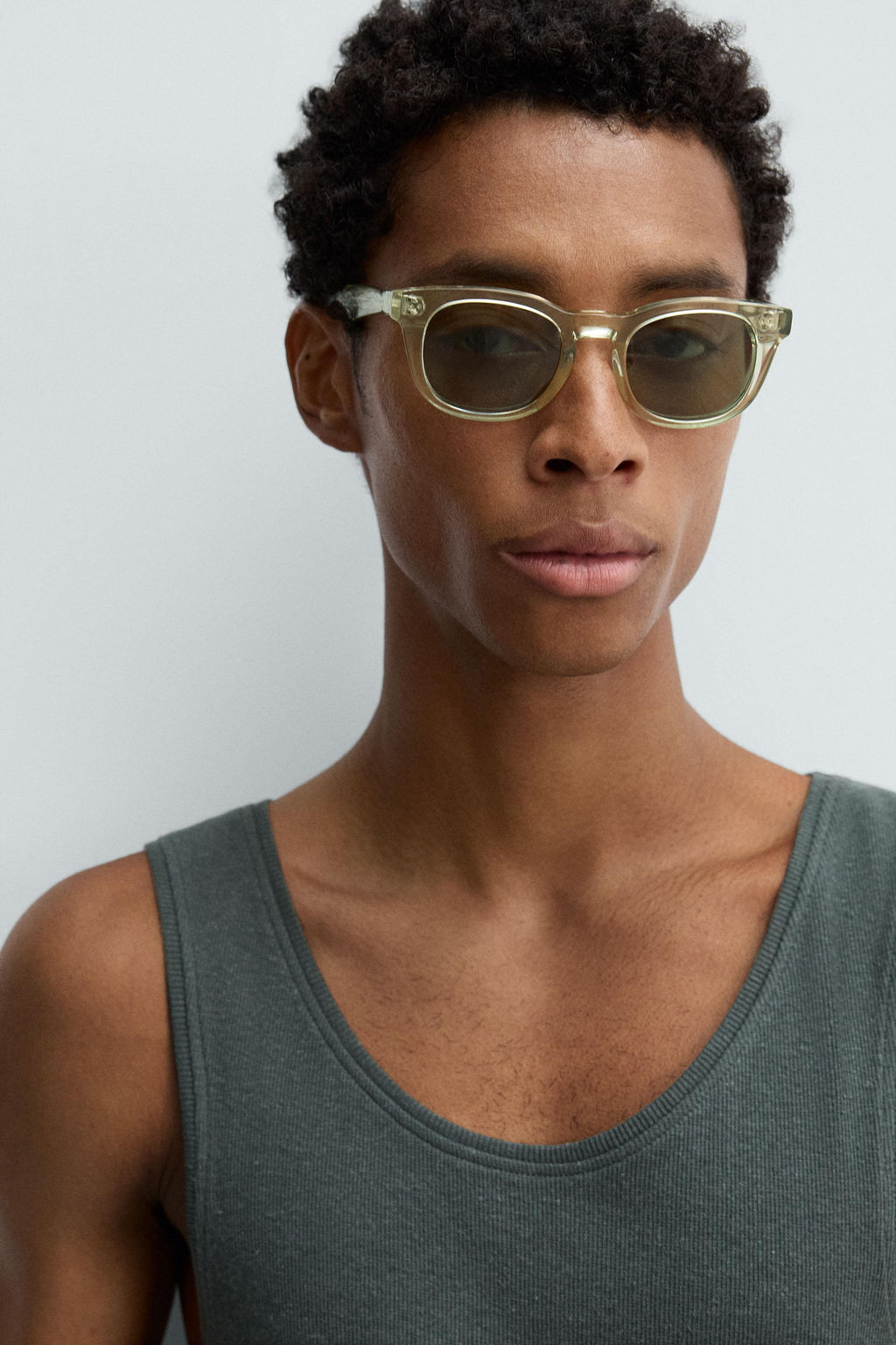 COTTON - HEMP RIBBED TANK TOP - Zara фото 6