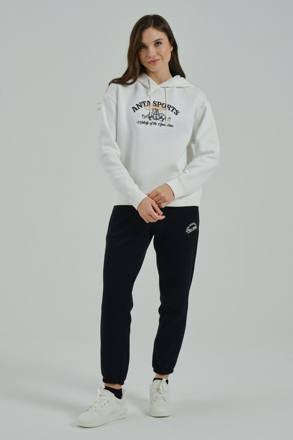Худи Белый ATSC Sweat Hoodie