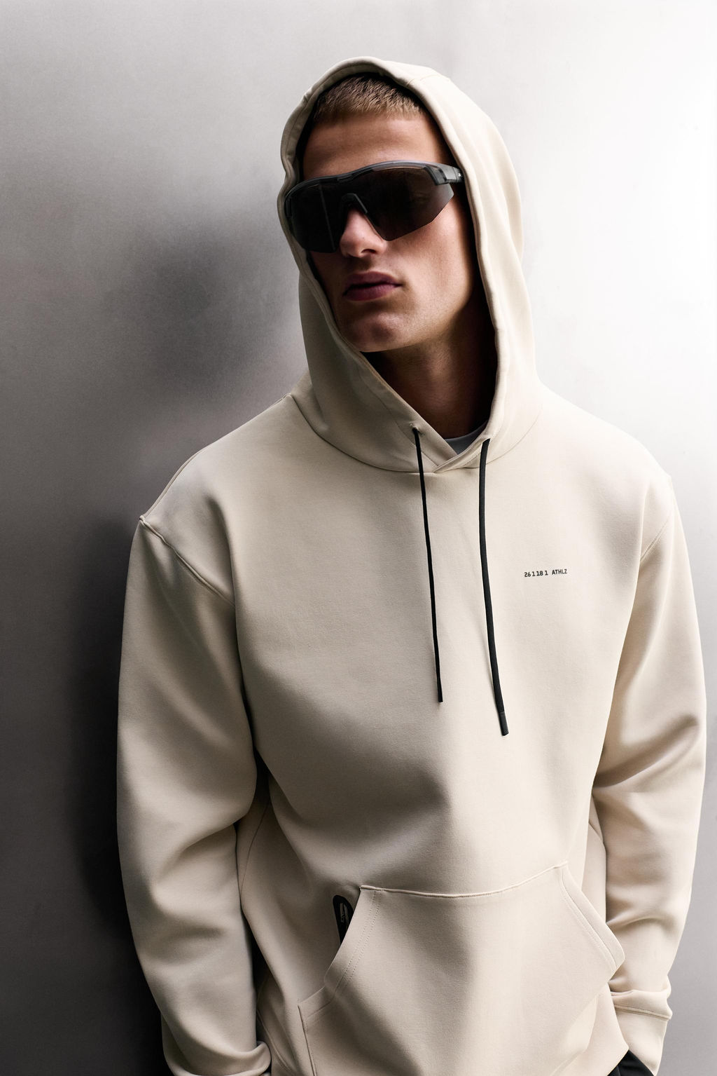 SUDADERA T?CNICA CAPUCHA / crudo-blanco - Zara фото 5