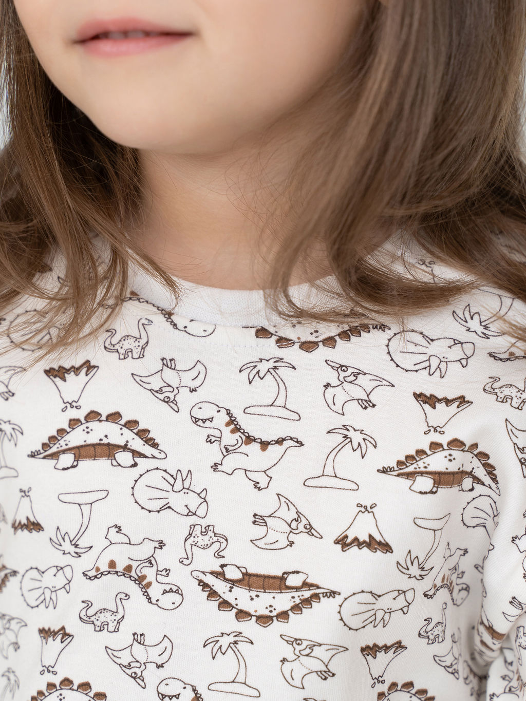 Пижама детская молочнаяжирафы