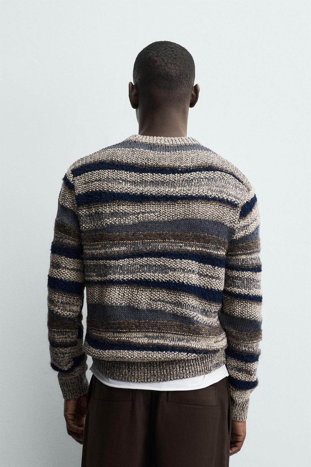 STRIPED JACQUARD SWEATER - Zara фото 3
