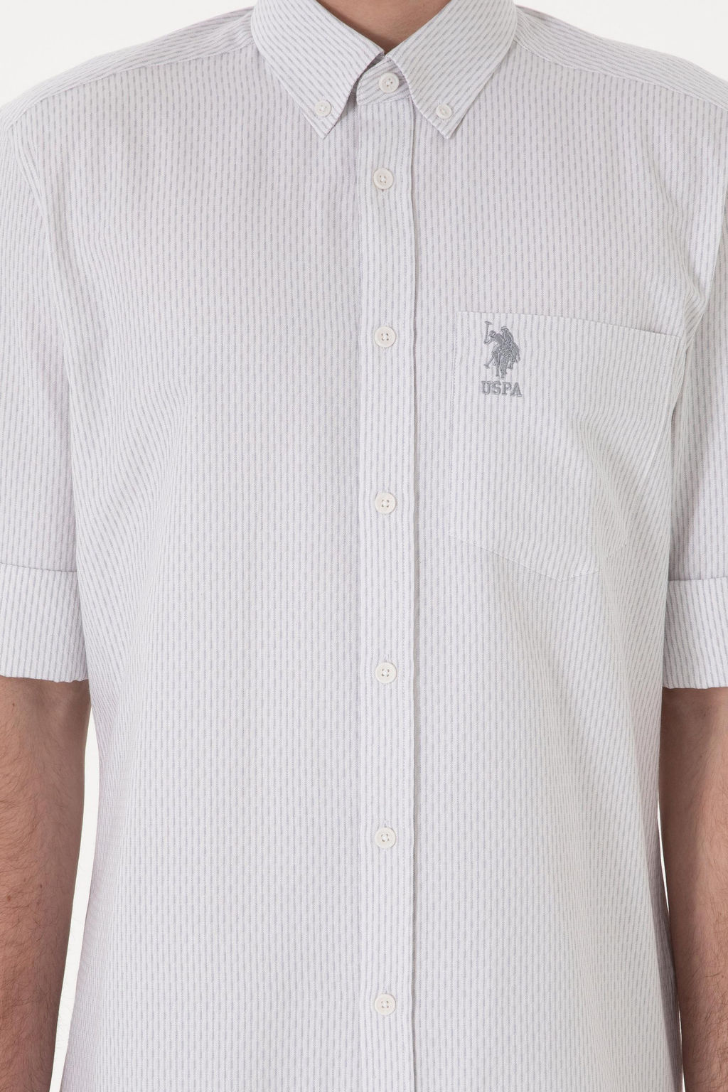 Erkek Gri Melanj Uzun Kollu G_mlek Sepette S_rpriz _ndirim - U.s. polo assn фото 7