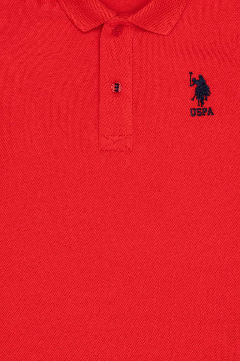 Красная футболка с воротником-поло для мальчиков - U.s. polo assn фото 6