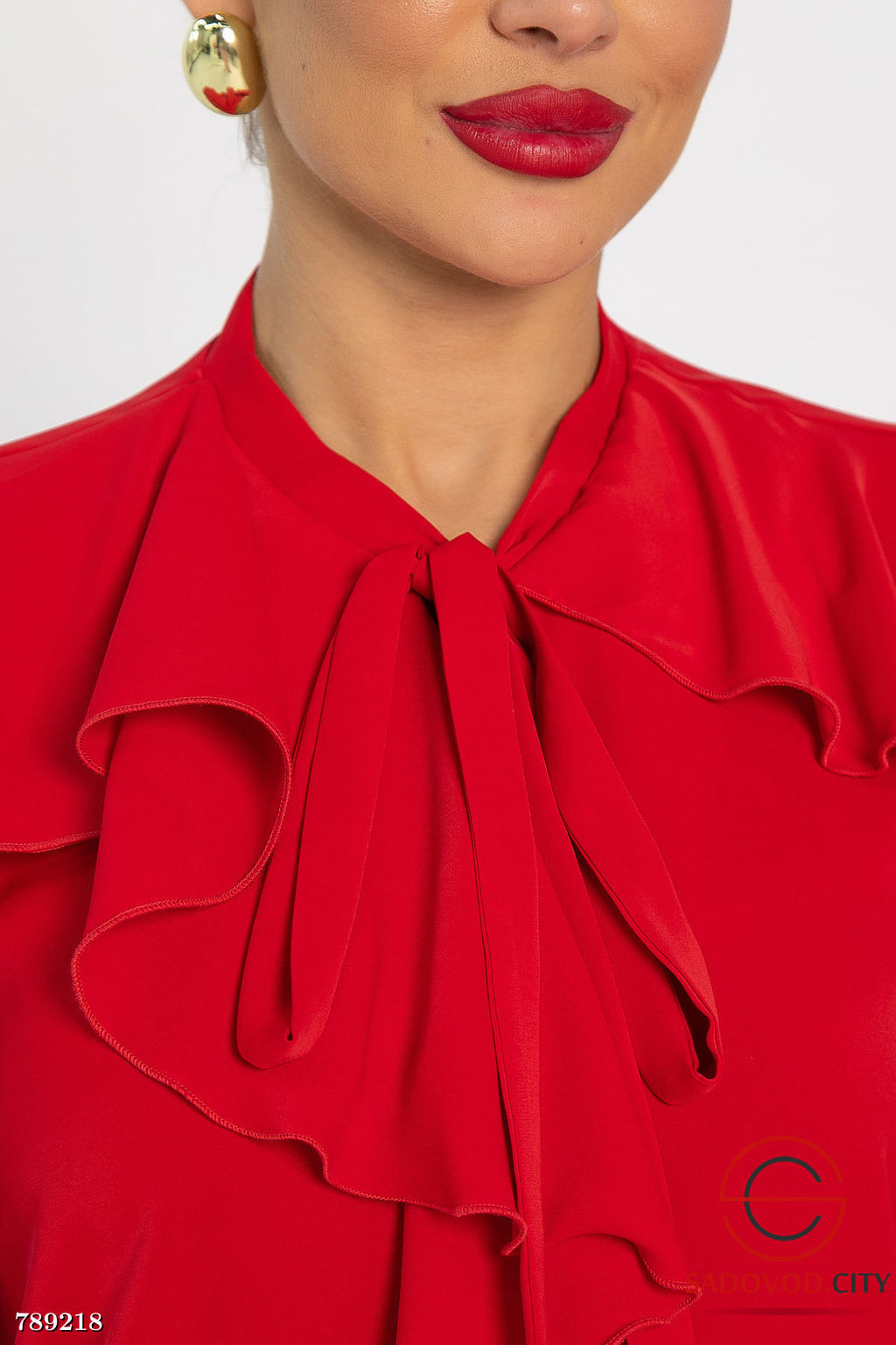 Блуза Дыхание осени (красная) Б14187-5М - Bruno фото 5