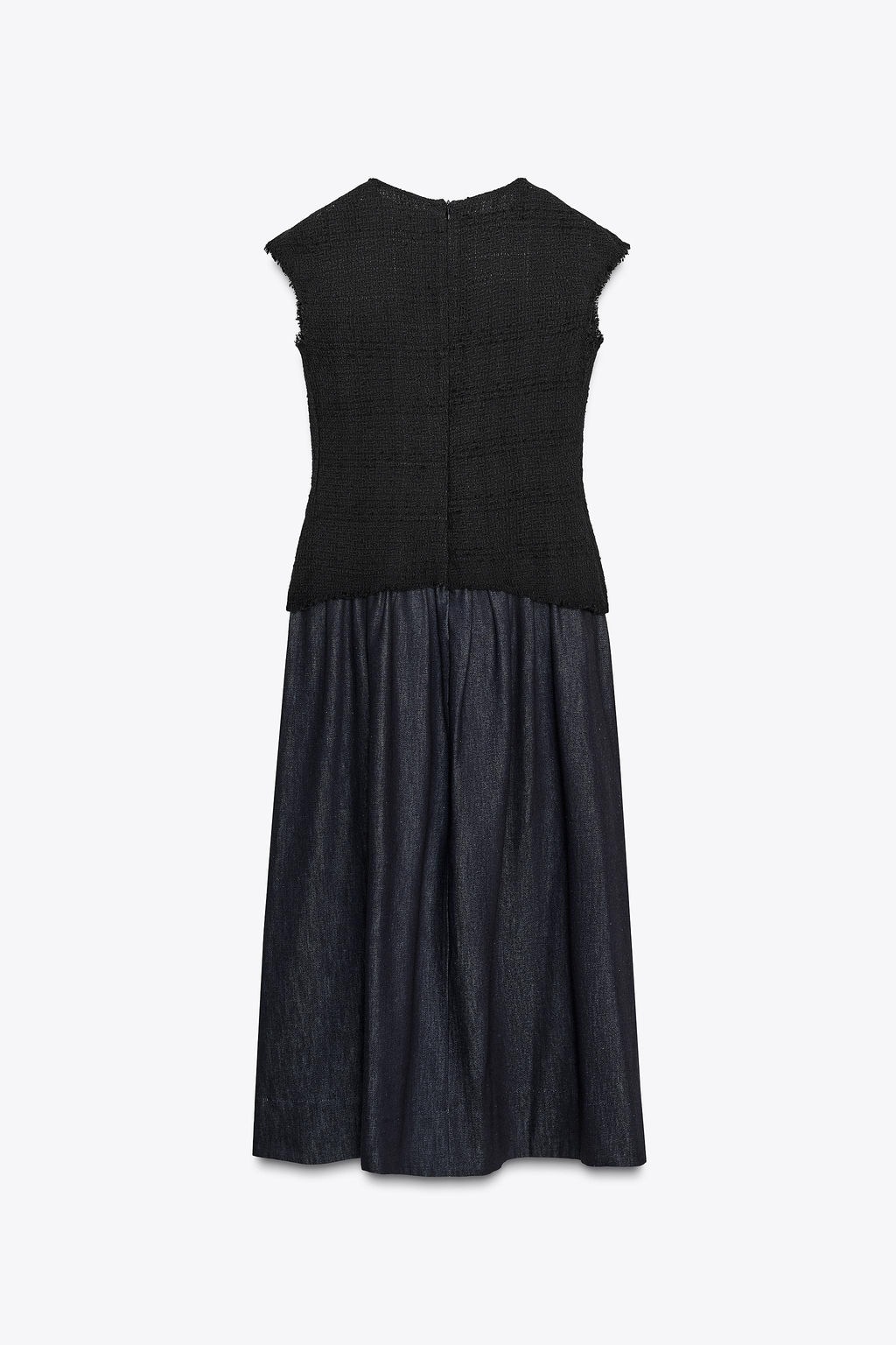 ZW COLLECTION CONTRAST MIDI DRESS - Zara фото 5