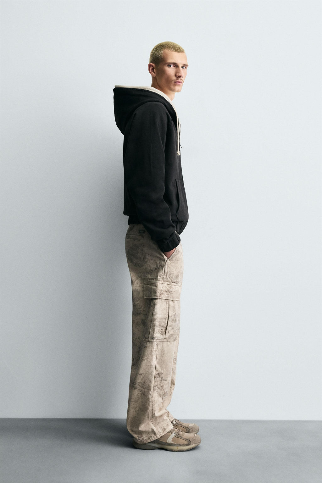 STRAIGHT-LEG CARGO TROUSERS - Zara фото 4