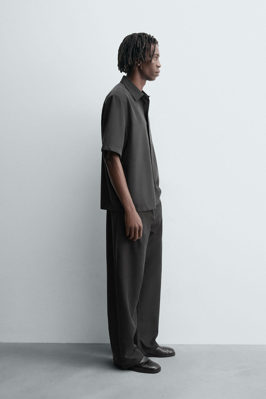 RELAXED FIT FLOWING SHIRT - Zara фото 4