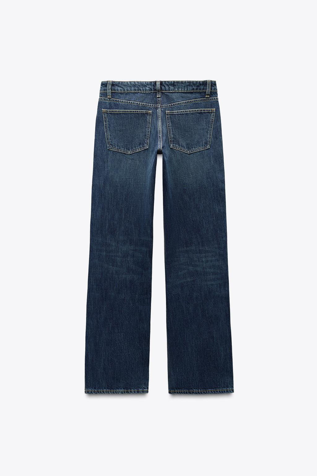 TRF WIDE-LEG LOW-RISE JEANS - Zara фото 33