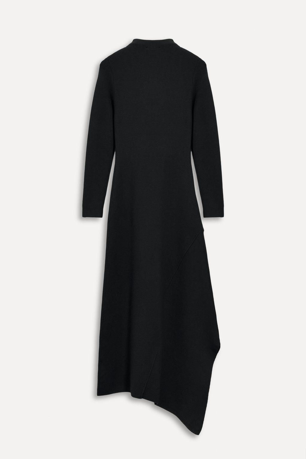WOOL BLEND ASYMMETRIC DRESS 50TH ANNIVERSARY - Zara фото 4