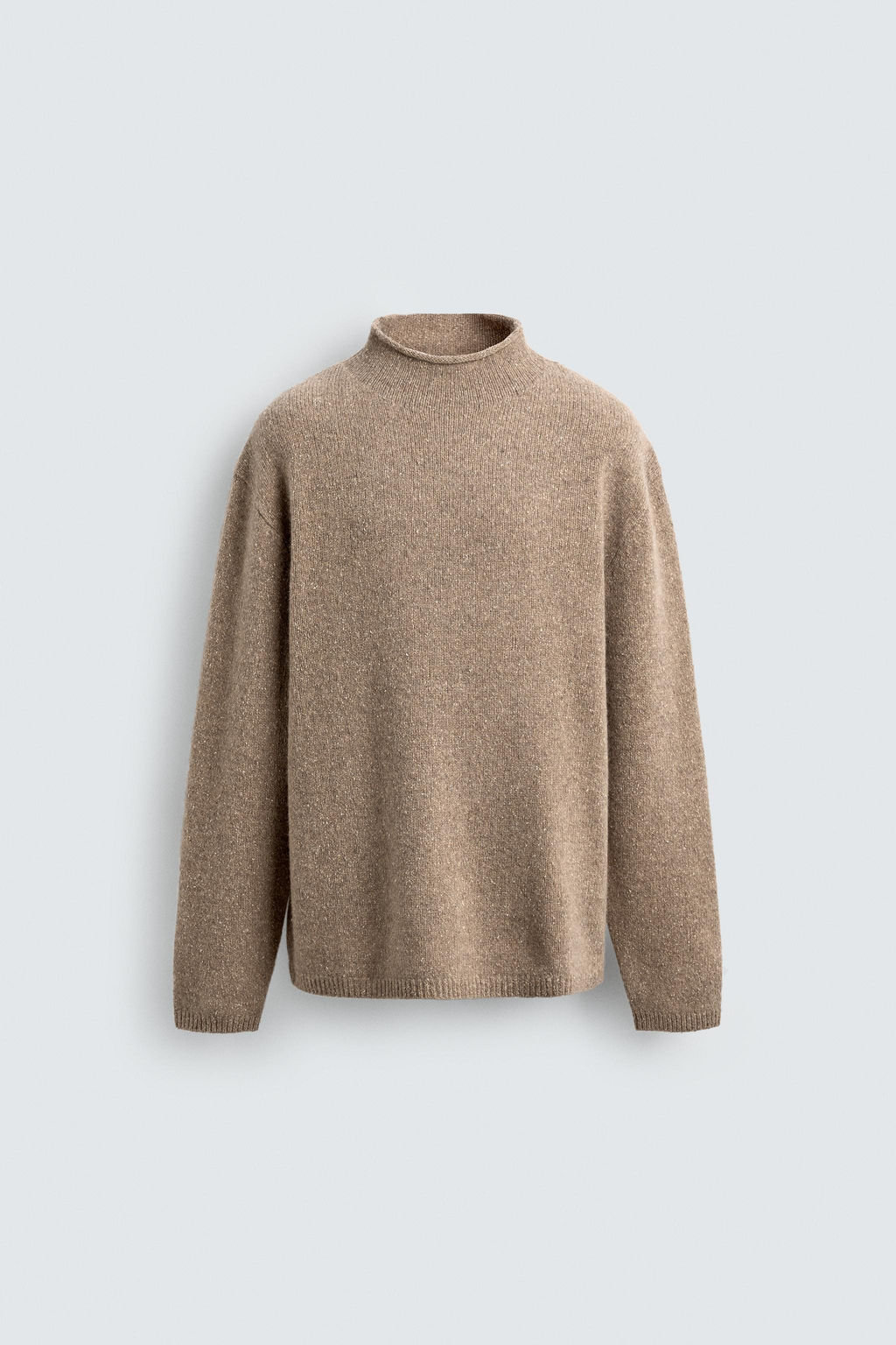 WOOL - SILK SWEATER WITH BUTTONS - Zara фото 7