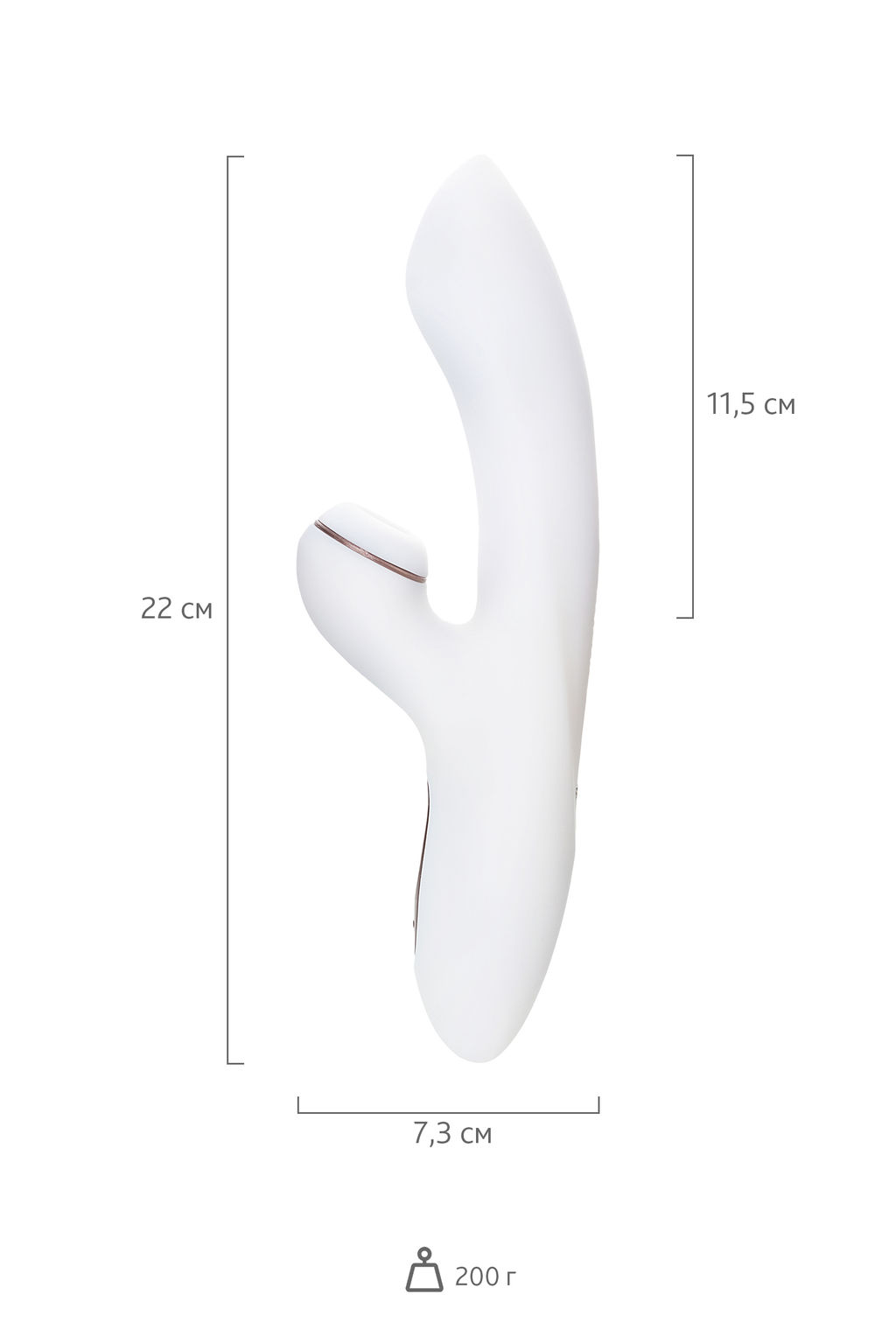 Вибратор Satisfyer Pro G-Spot Rabbit, с вакуум-волновым стимулятором, силикон, белый, 22 см.  фото 7