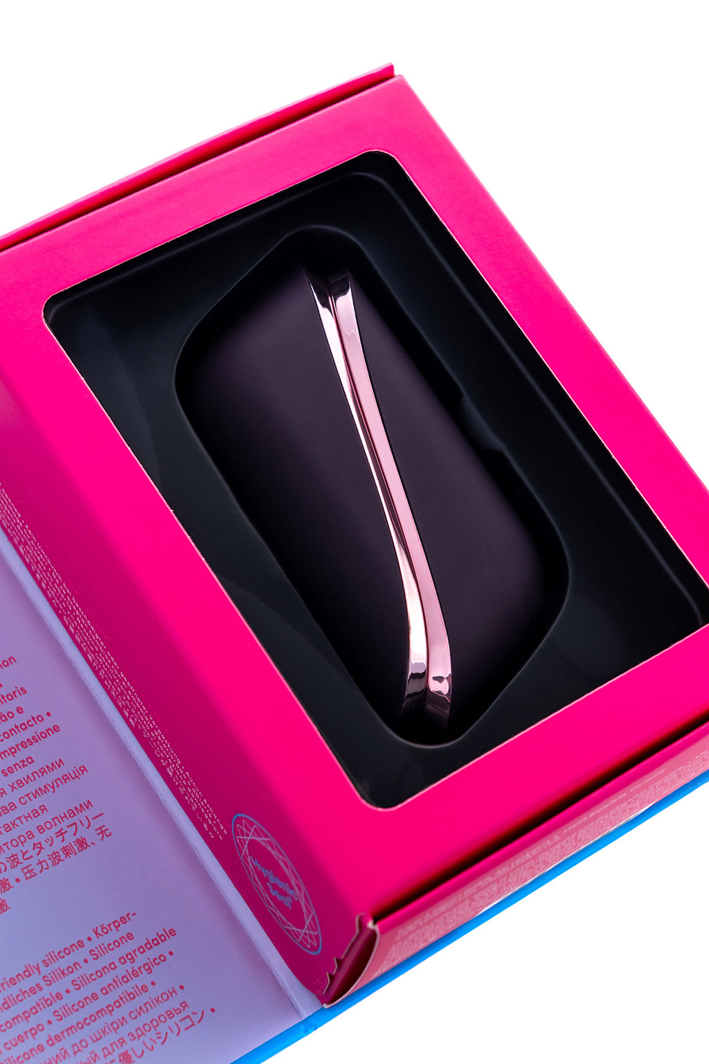 Вакуумно-волновой стимулятор клитора Satisfyer Traveler, силикон, баклажан, 10,7 см