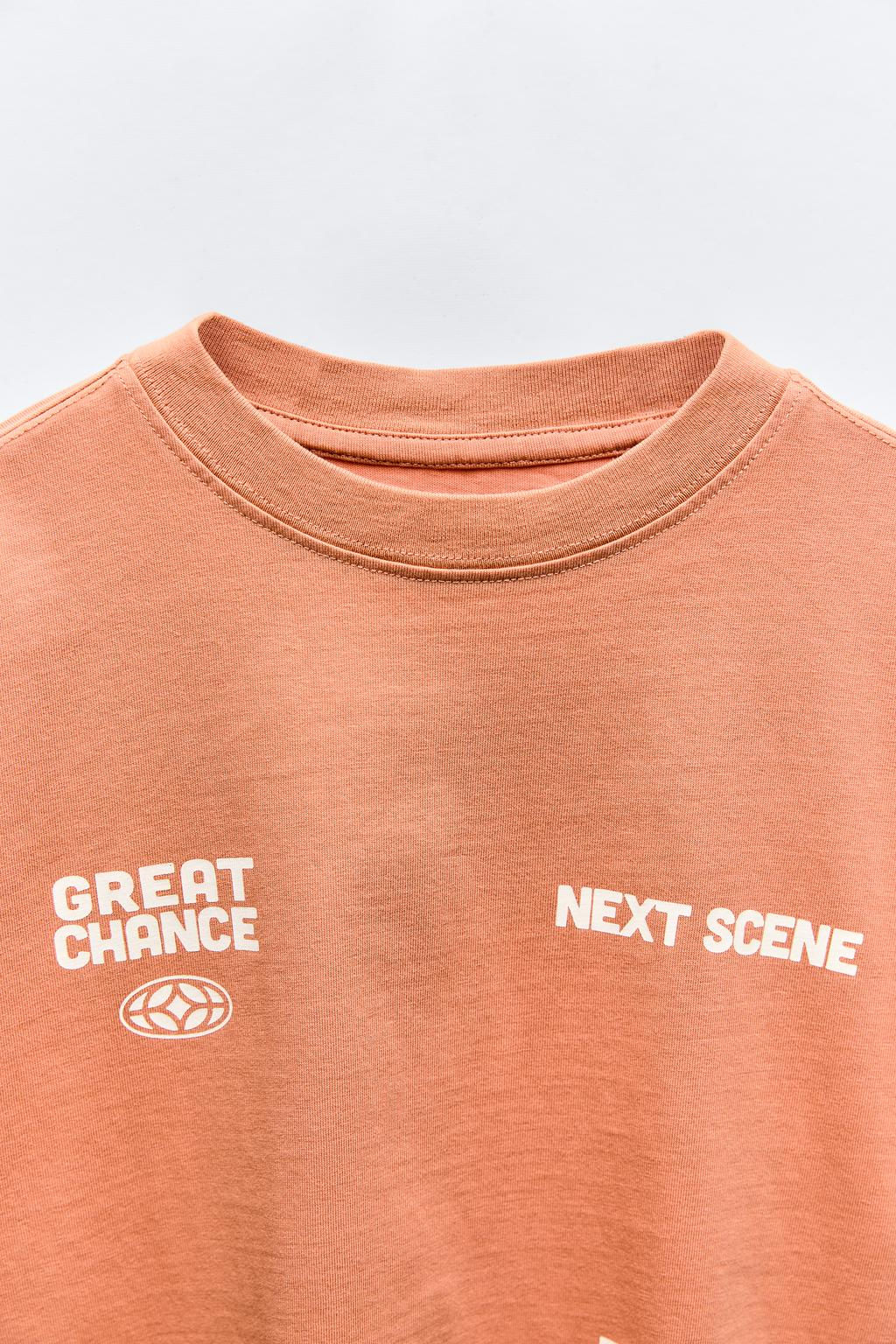 SLOGAN PRINT T-SHIRT - Zara фото 3