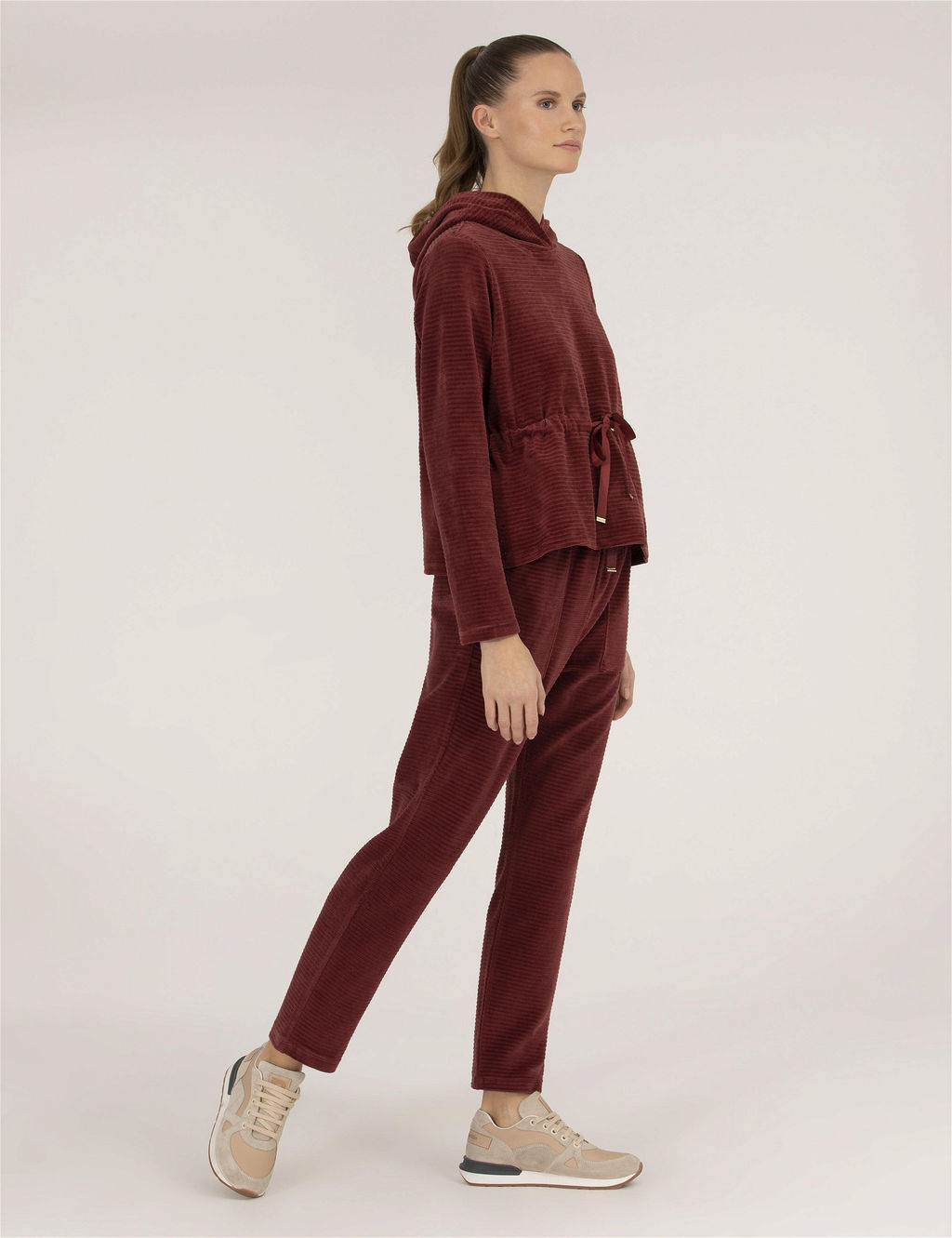 Bordo Comfort Fit Kap__onlu Sweatshirt - Pierre cardin фото 4