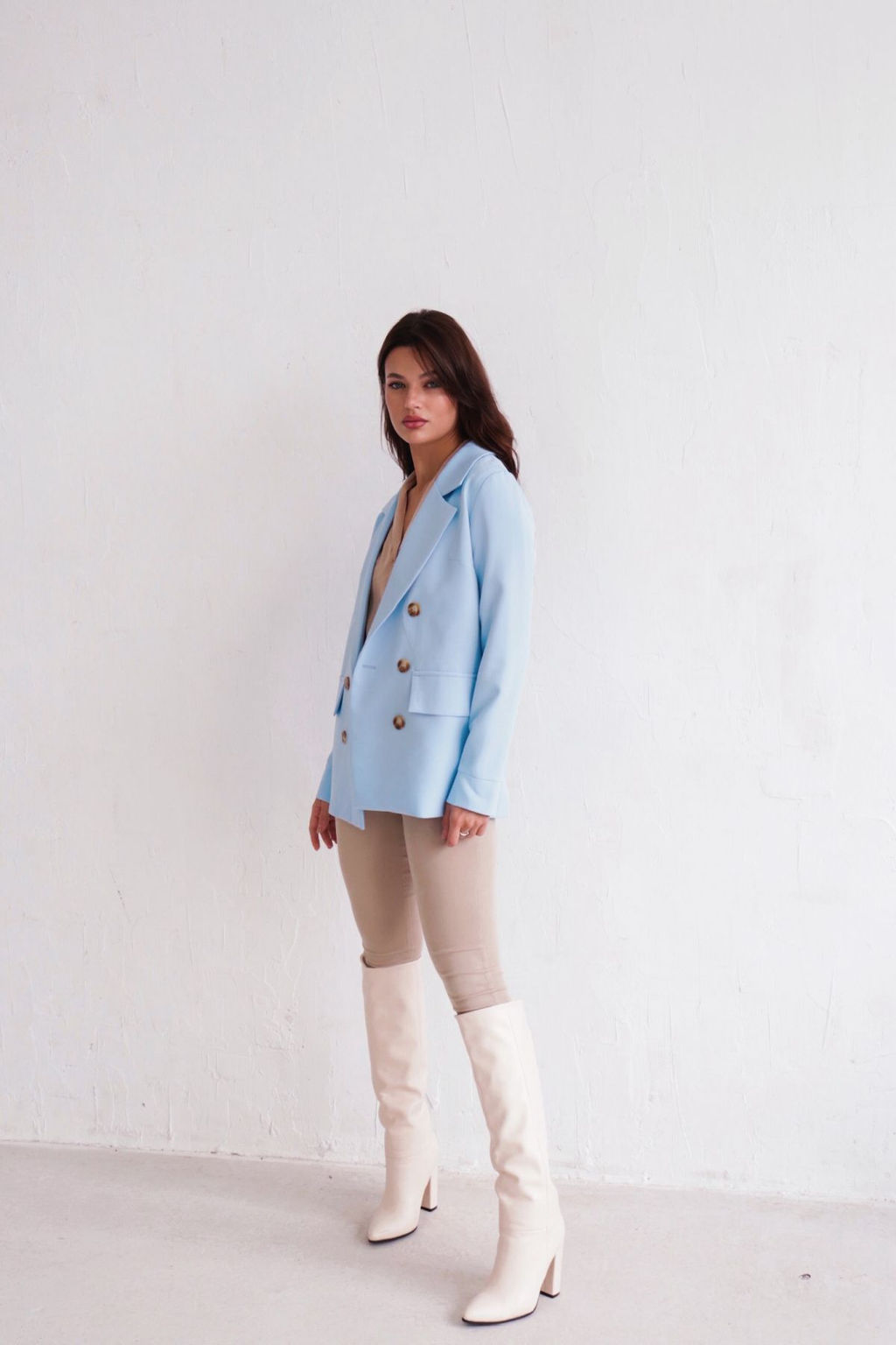 Двубортный жакет с английским воротником - Martichelli фото 153