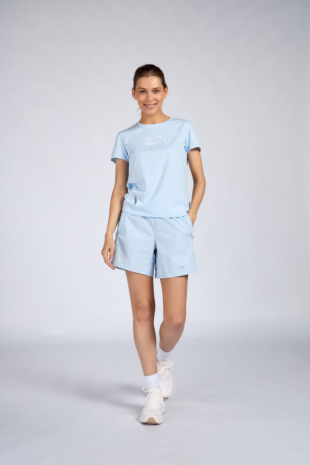 Шорты текстильные Синий - Anta фото 2