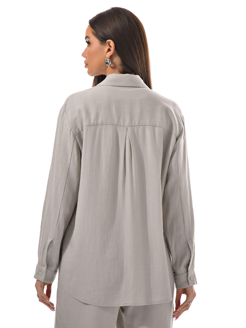 рубашка  80% вискоза, 20% лен - А+б коллекция фото 7