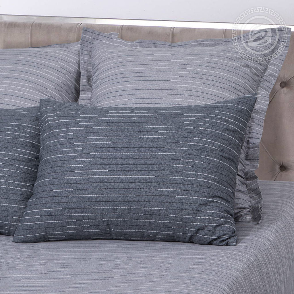 Постельное белье Ариго (сатин Престиж) Евро/Пододеяльник (молния): 1 шт. - 220*200; Простыня: 1 шт. - 220*240; Наволочка (клапан, ушки): 2 шт. - 70*70; Наволочка (клапан): 2 шт. - 50*70 Престиж - Артпостель фото 3