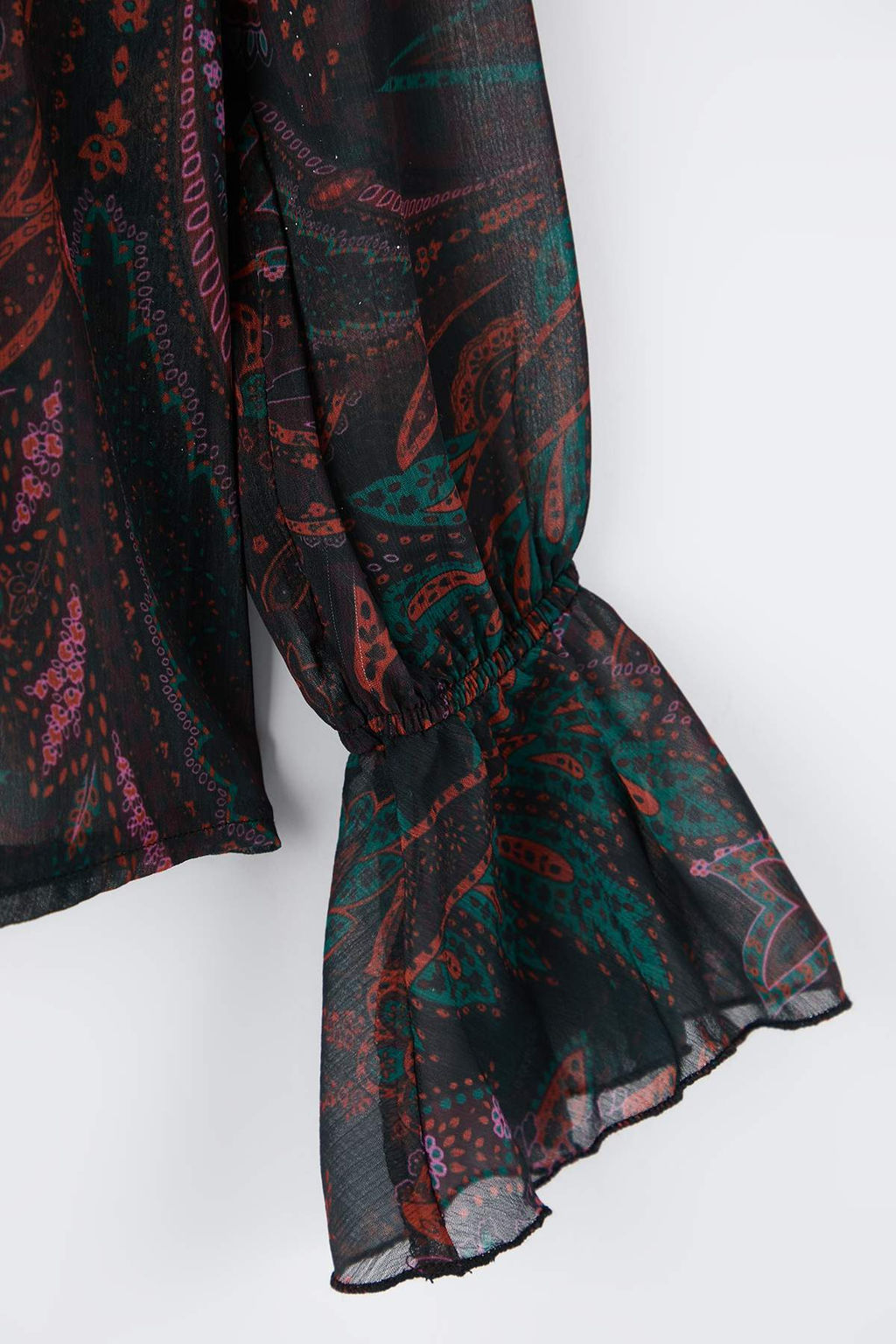 TRENDYOLMILLA Beyaz F?rf?r Detayl? Bisiklet Yaka Gomlek TWOSS25GO00141  фото 19