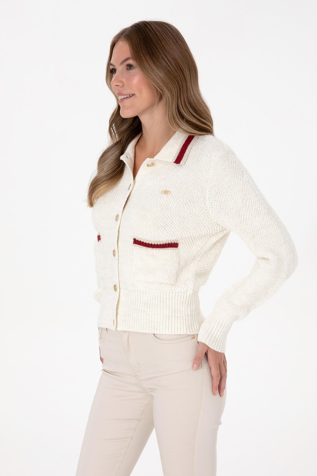 Kad_n BEYAZ Triko H_rka Sepette S_rpriz _ndirim - U.s. polo assn фото 3