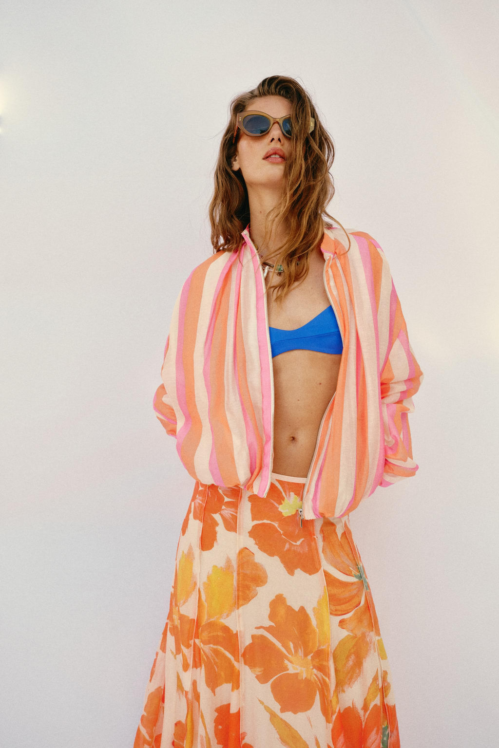 CHAQUETA BOMBER RAYAS / Multicolor - Zara фото 4