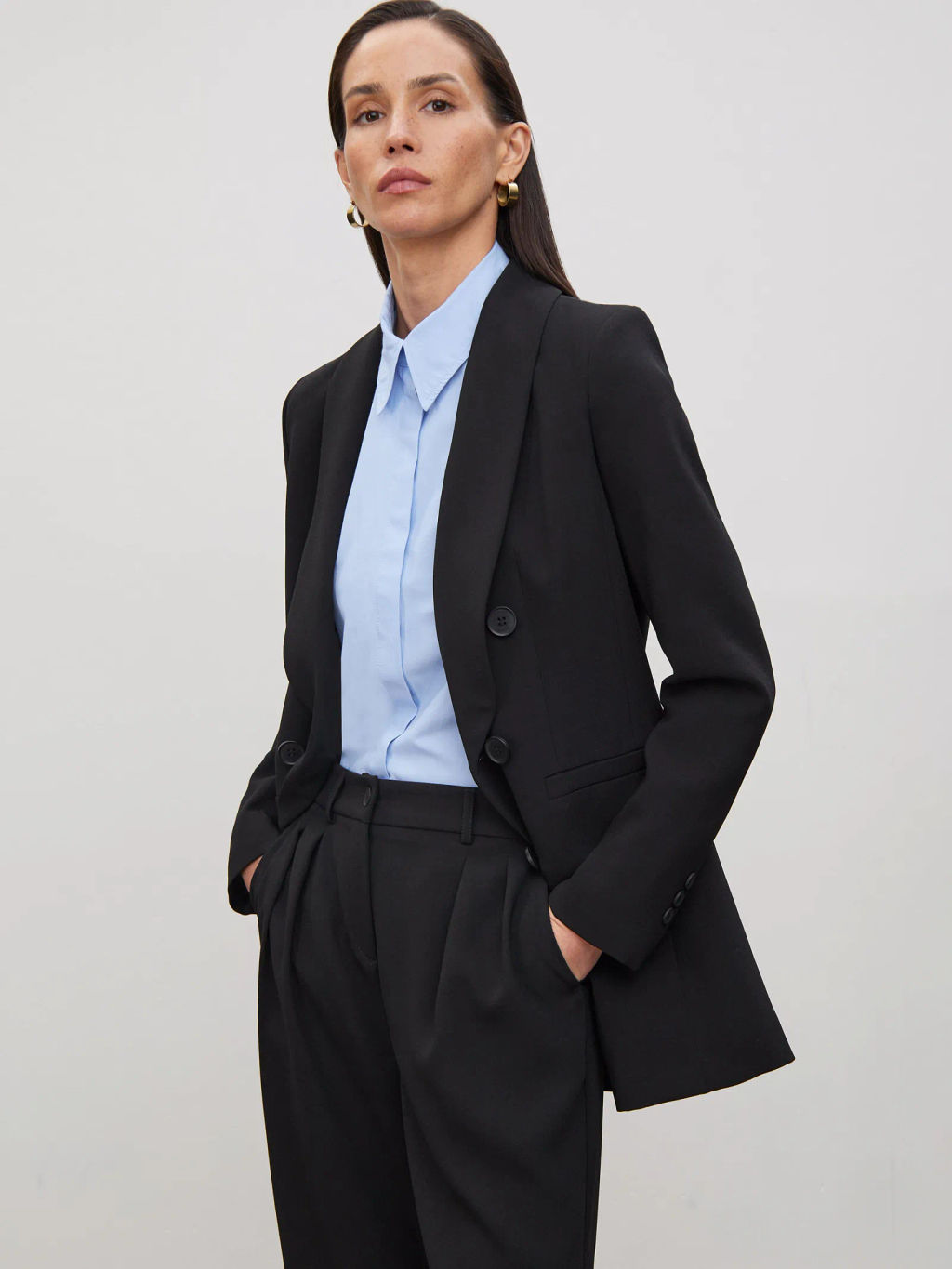 ЕМКА / Однотонные брюки - Emka фото 2