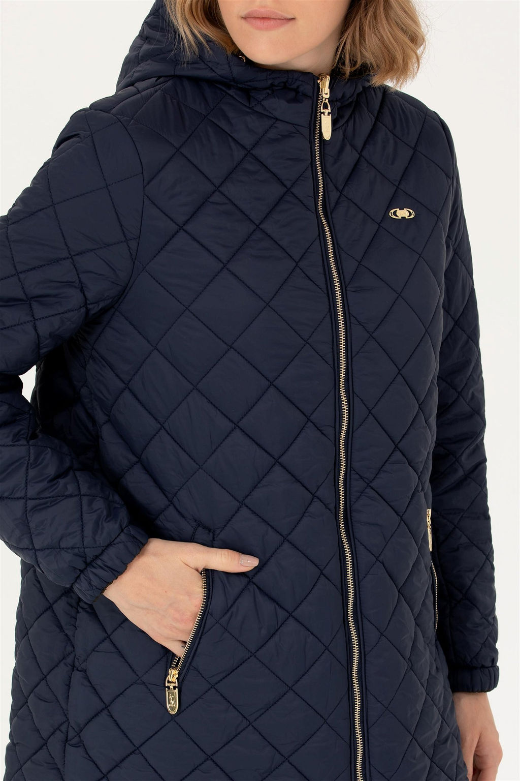 U. S. Polo Assn Женское пальто цвета хаки - U.s. polo assn фото 7