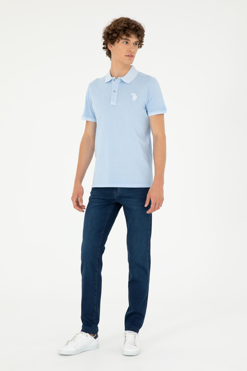 Мужские синие джинсовые брюки Неожиданная скидка в корзине - U.s. polo assn фото 3
