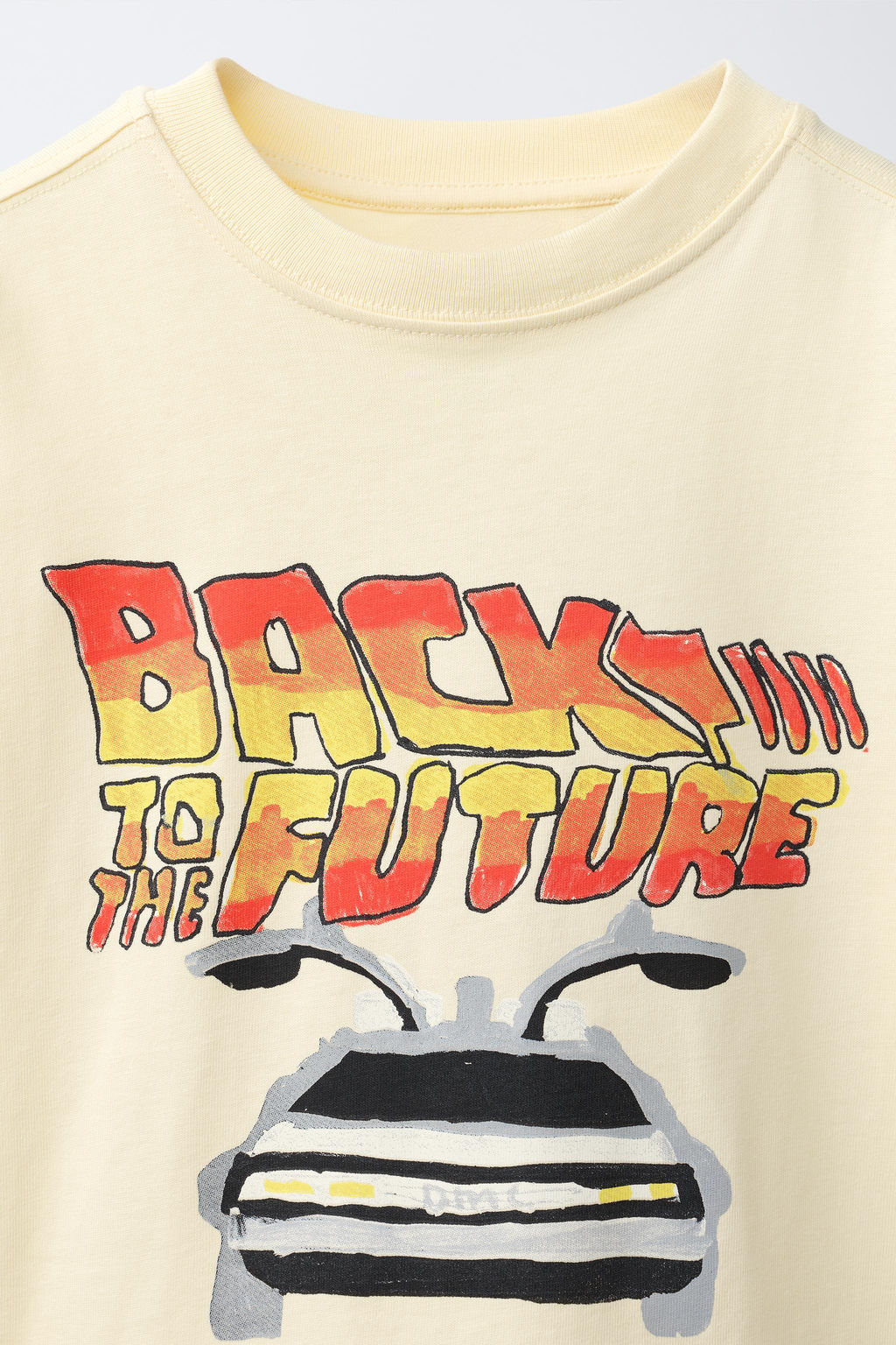CAMISETA ILUSTRACI?N BACK TO THE FUTURE X DYLAN?S T-SHIRT CLUB X ZARA / Amarillo  фото 3