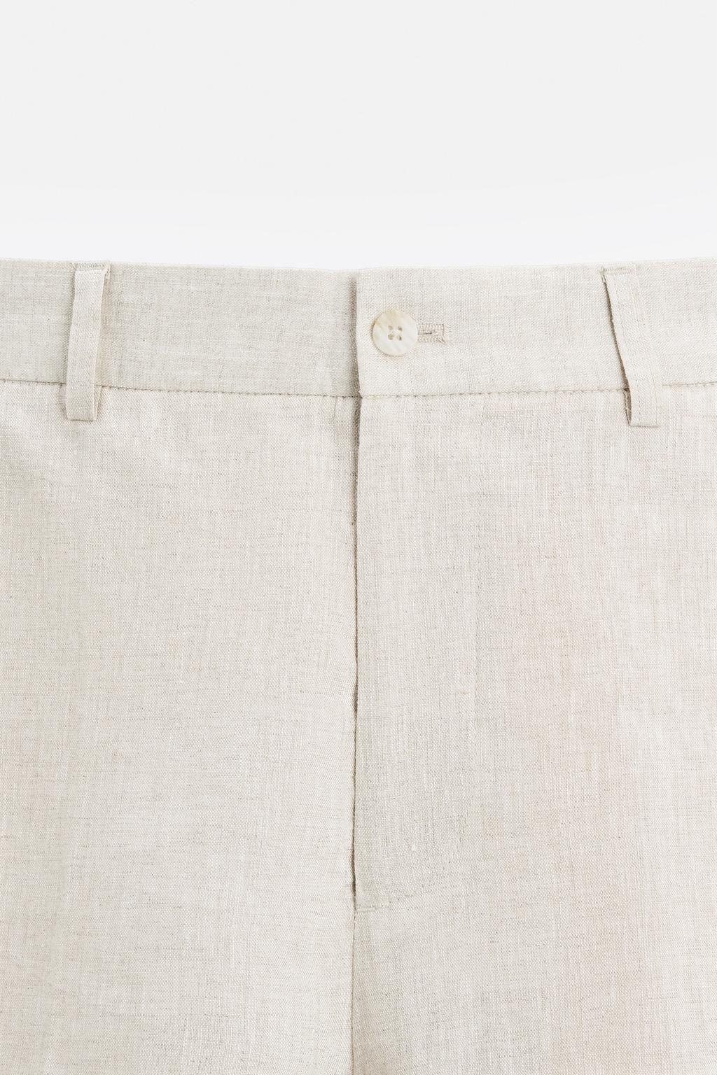 100% LINEN BERMUDA SHORTS - Zara фото 44