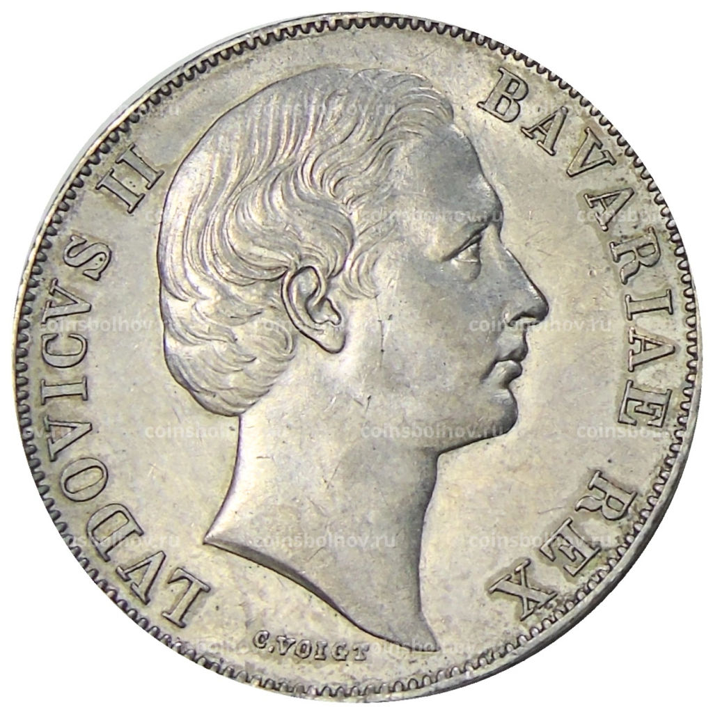 1 талер 1871 года Германские государства  Бавария