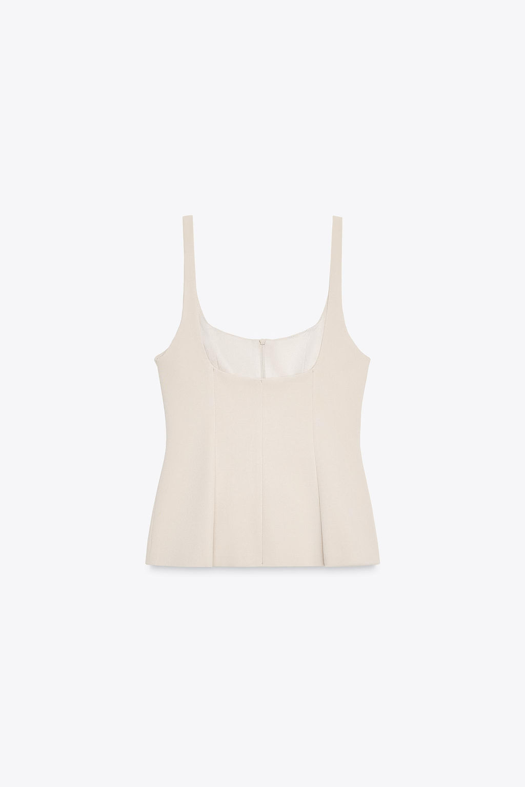 ZIPPED PEPLUM TOP - Zara фото 4
