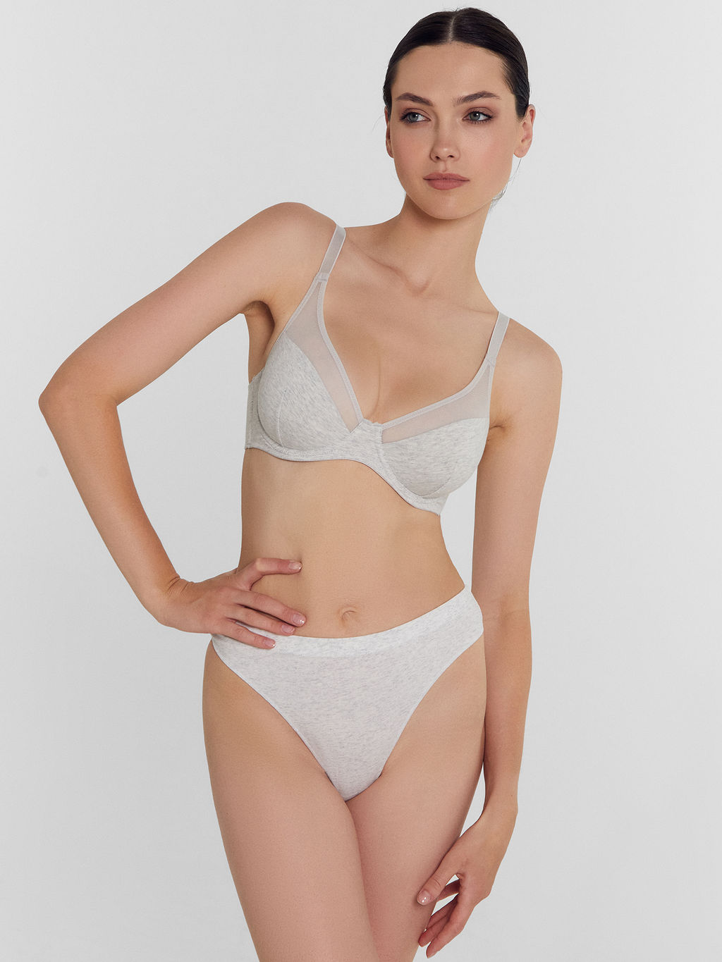 Бюстгальтер женский макси в сером цвете - Mark formelle фото 3