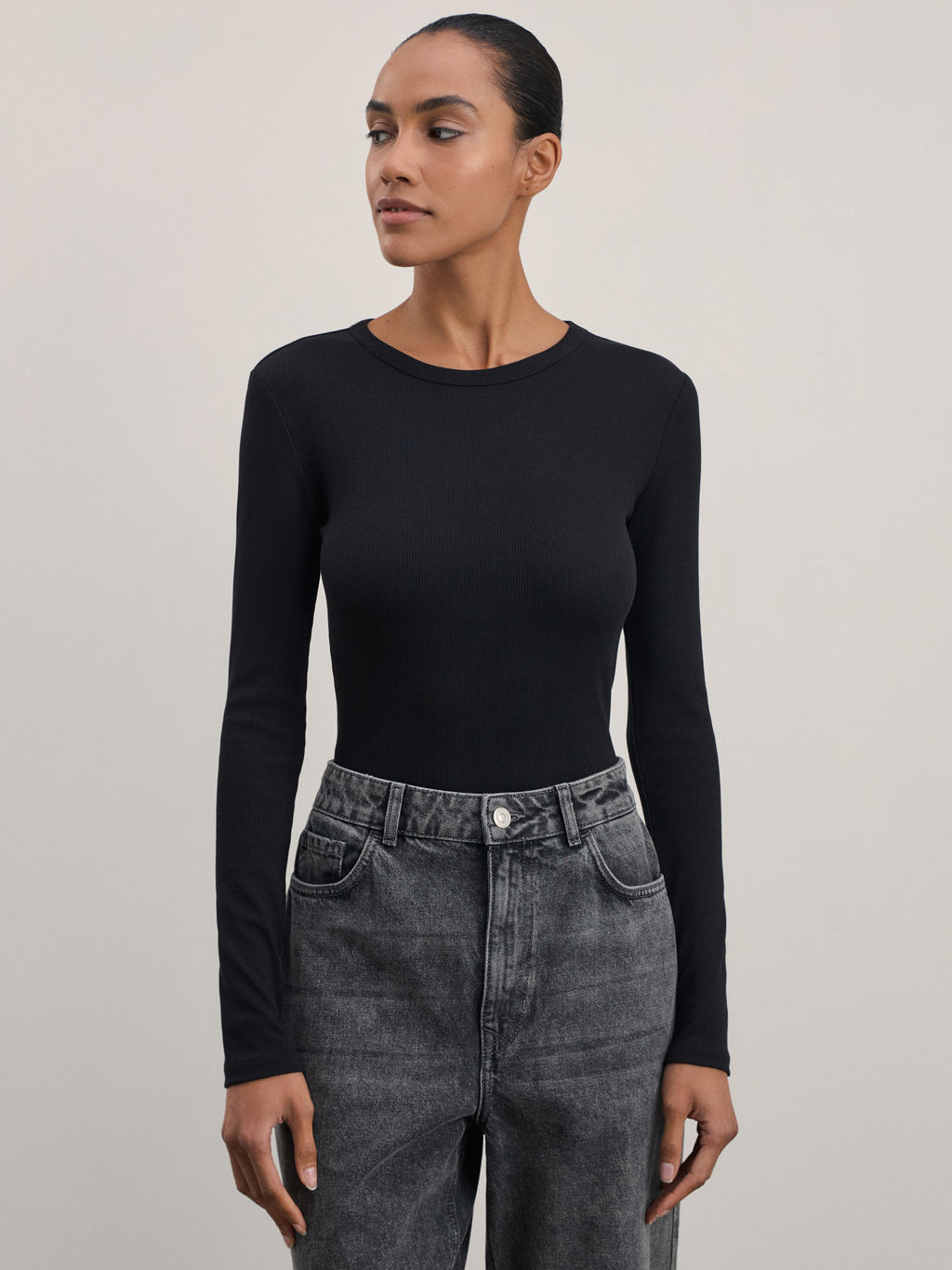 Базовое боди из хлопка / Zarina  фото 7