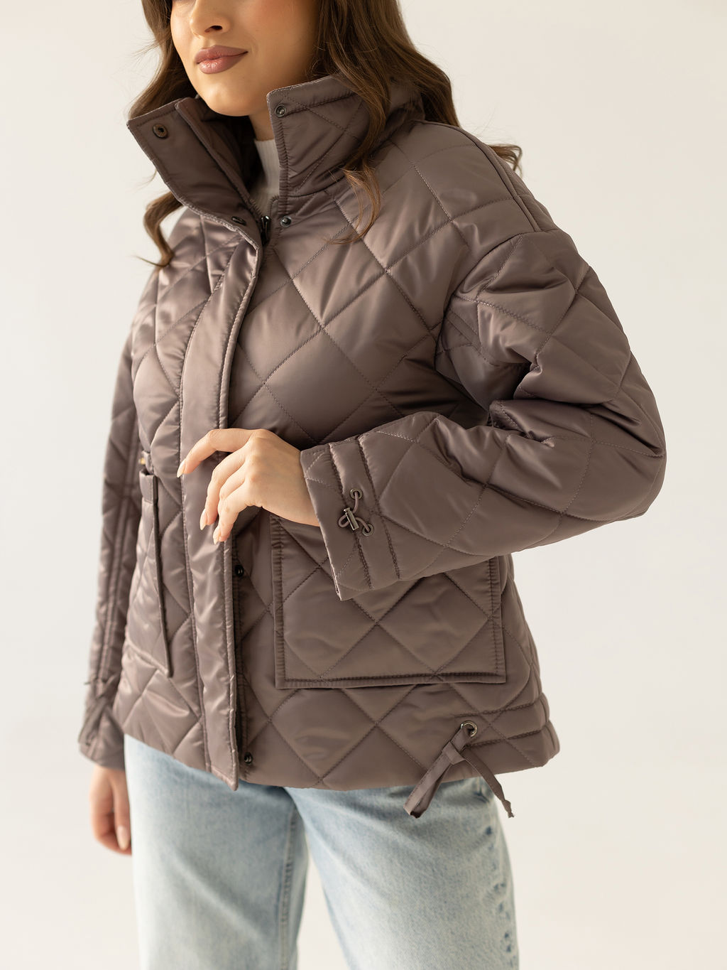 Куртка женская демисезонная 24835 (графит) - Kankan фото 32