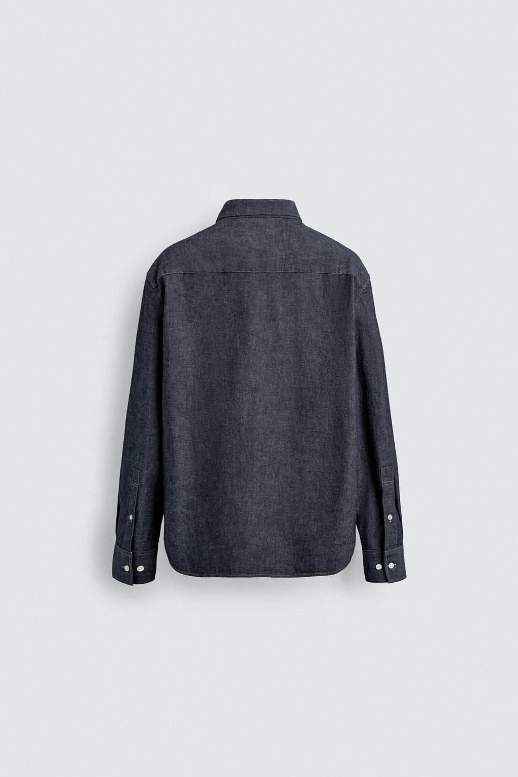 RELAXED FIT DENIM SHIRT - Zara фото 9