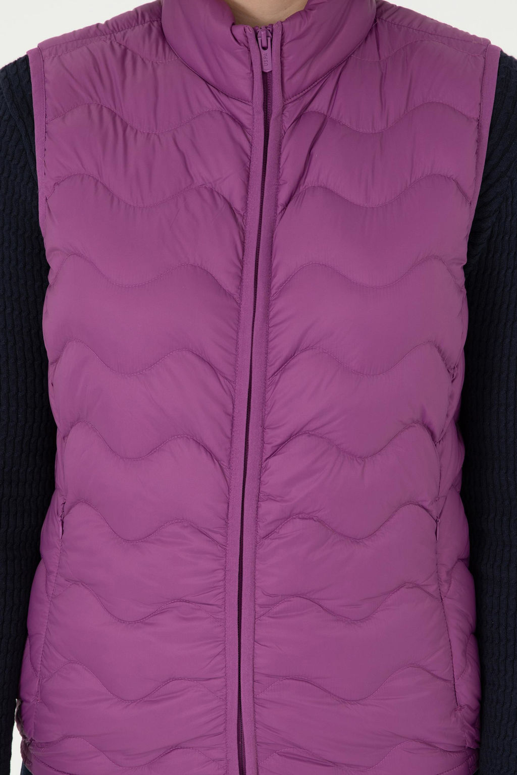 Женский фиолетовый жилет - U.s. polo assn фото 6