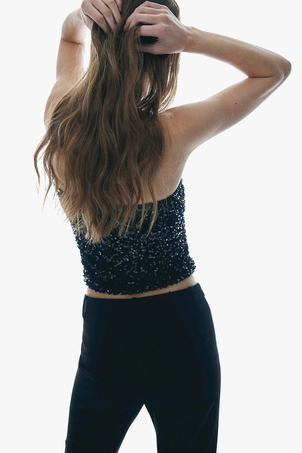 Top bandeau de lentejuelas - H&m фото 4