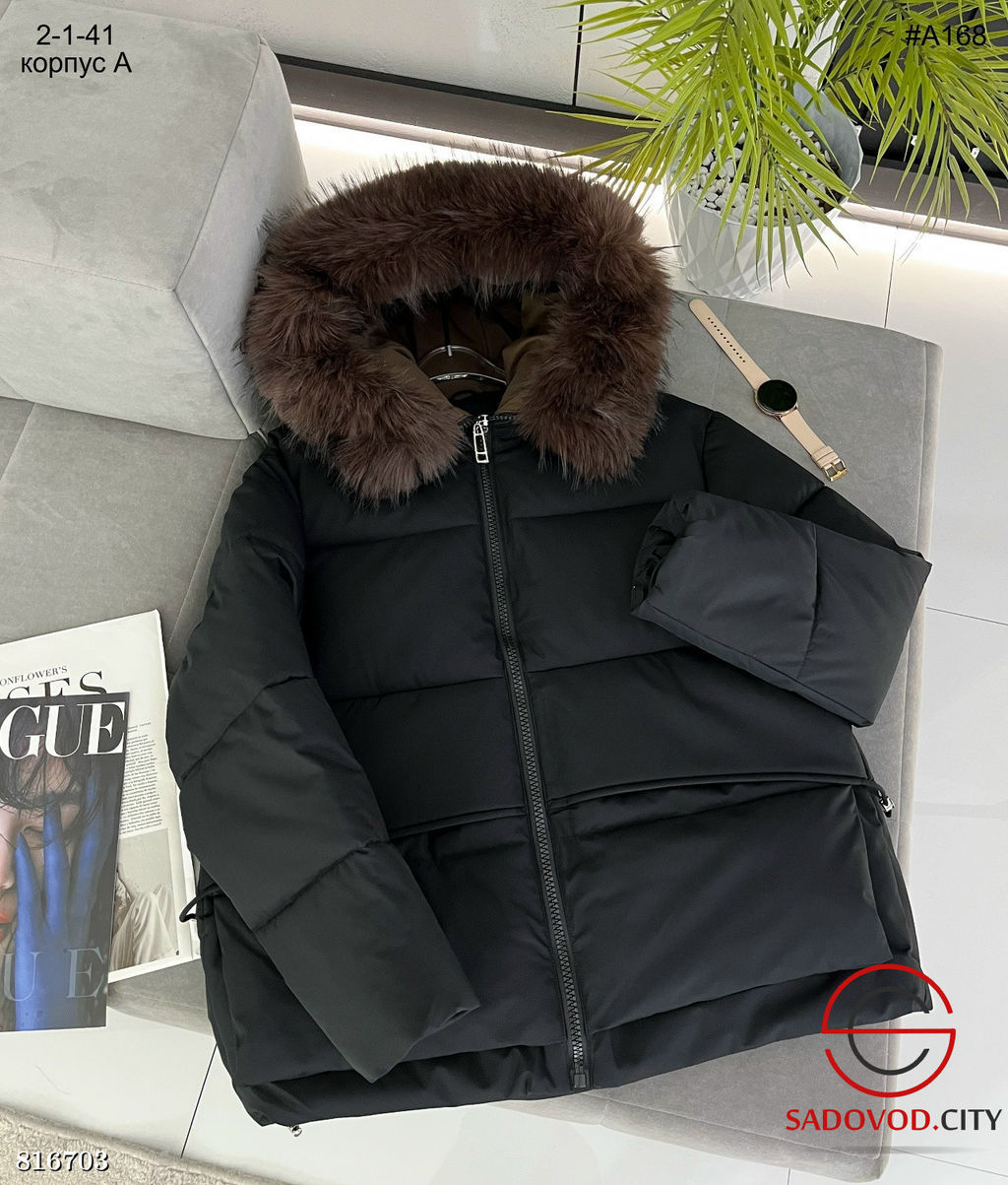 Тёплая зимняя куртка с мехом - Bruno фото 5