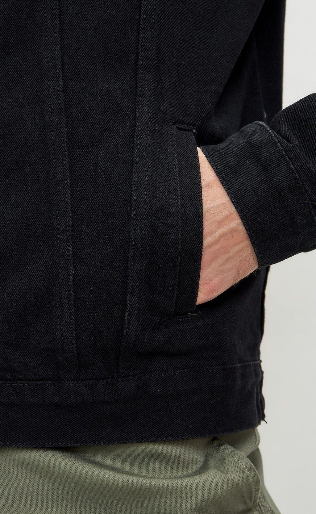 Куртка джинс P011-1336Rus black