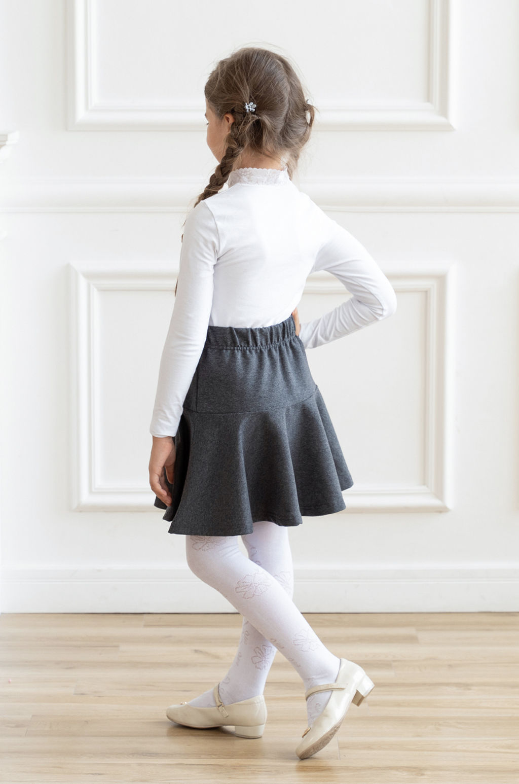 Джемпер детский белый Д-243 (158, 84)