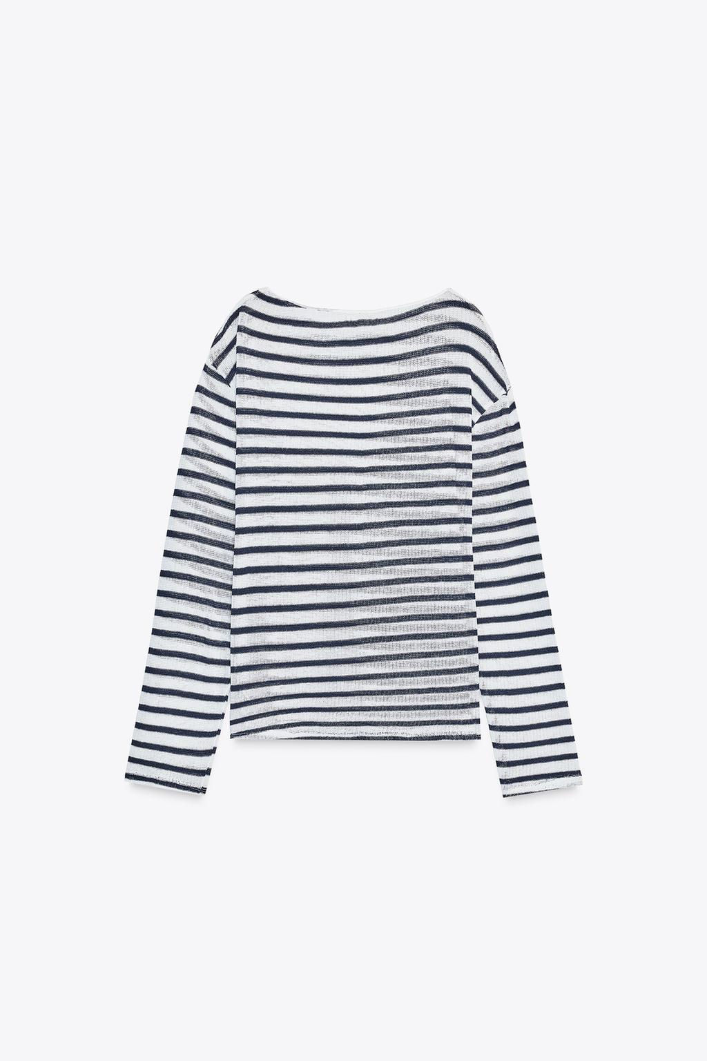 RUSTIC COTTON T-SHIRT - Zara фото 7