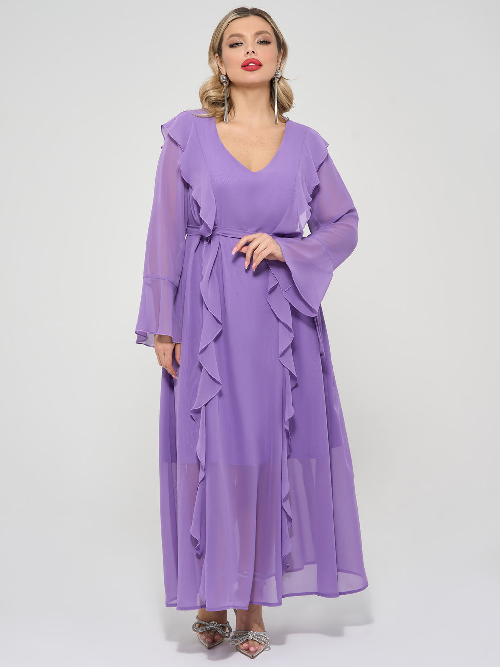 Платье 0372-1 бирюзовый - Dora фото 35