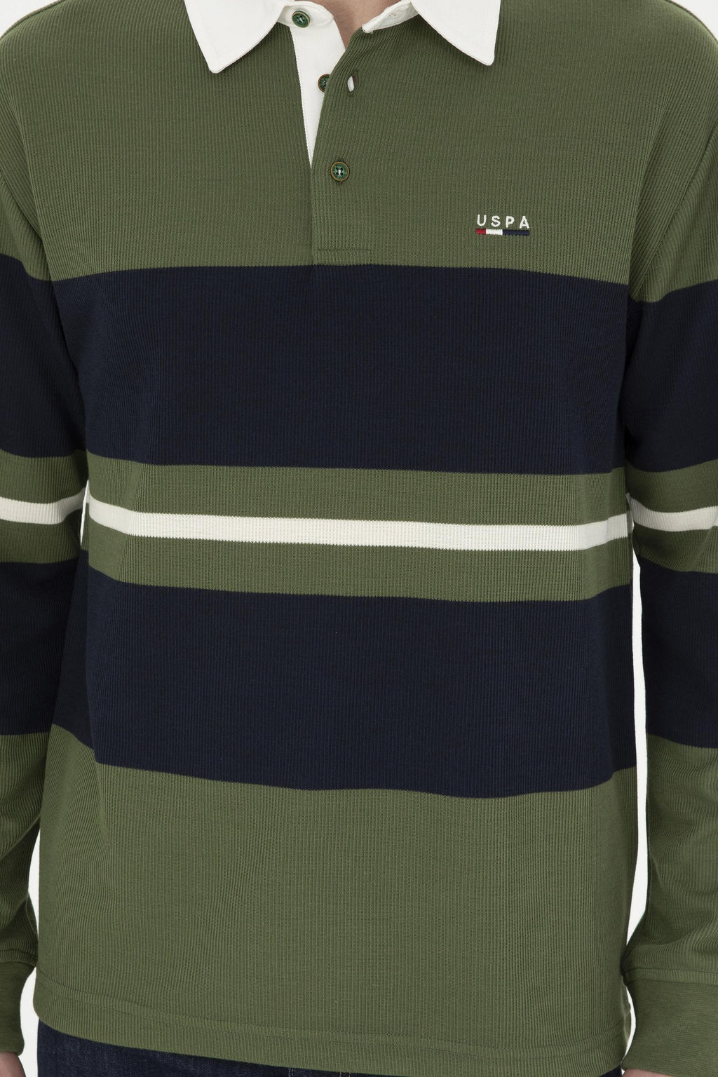 U. S. Polo Assn / Мужской зеленый свитшот - U.s. polo assn фото 6