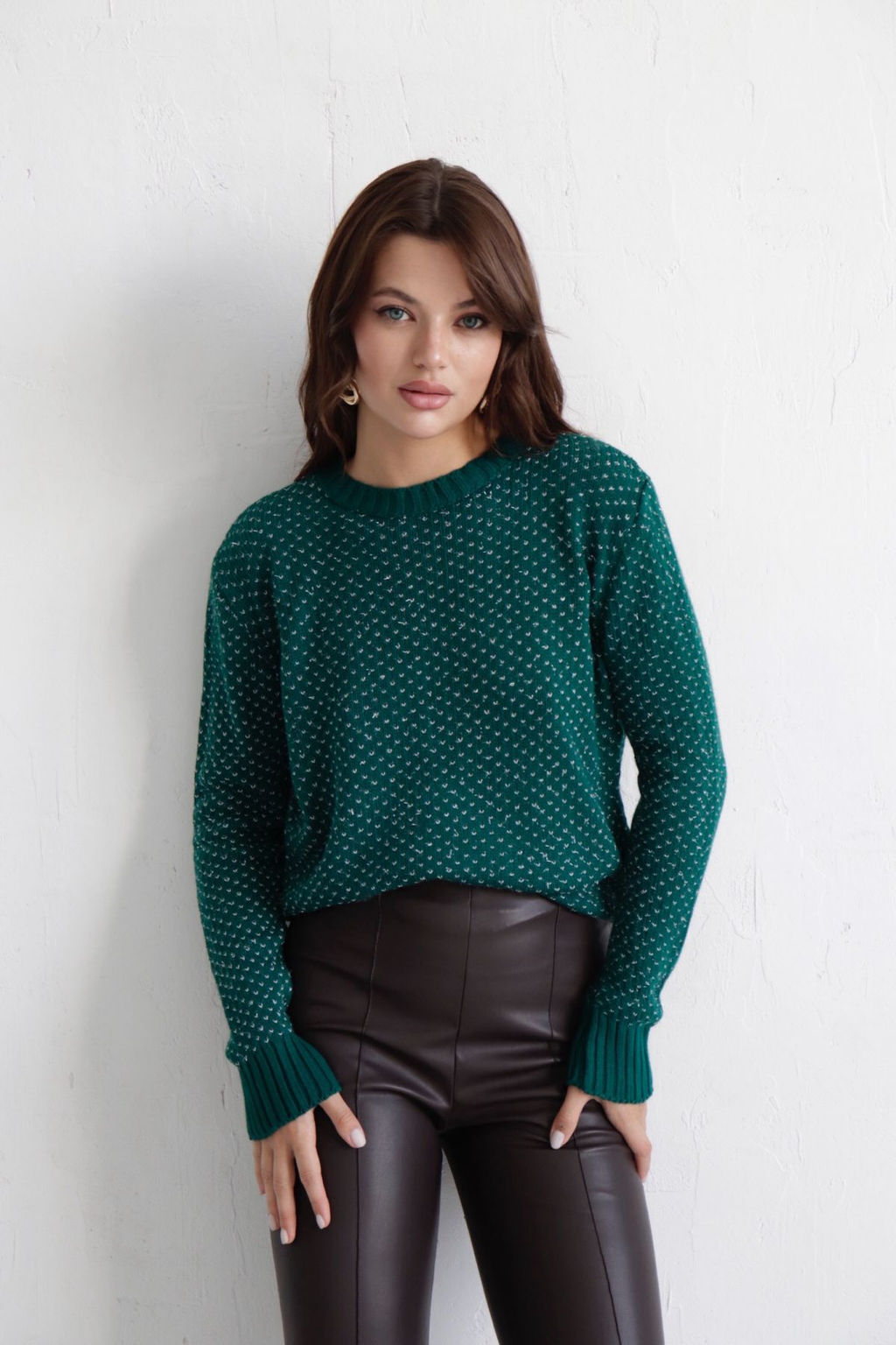 Martichelli Джемпер изумрудный  фото 4