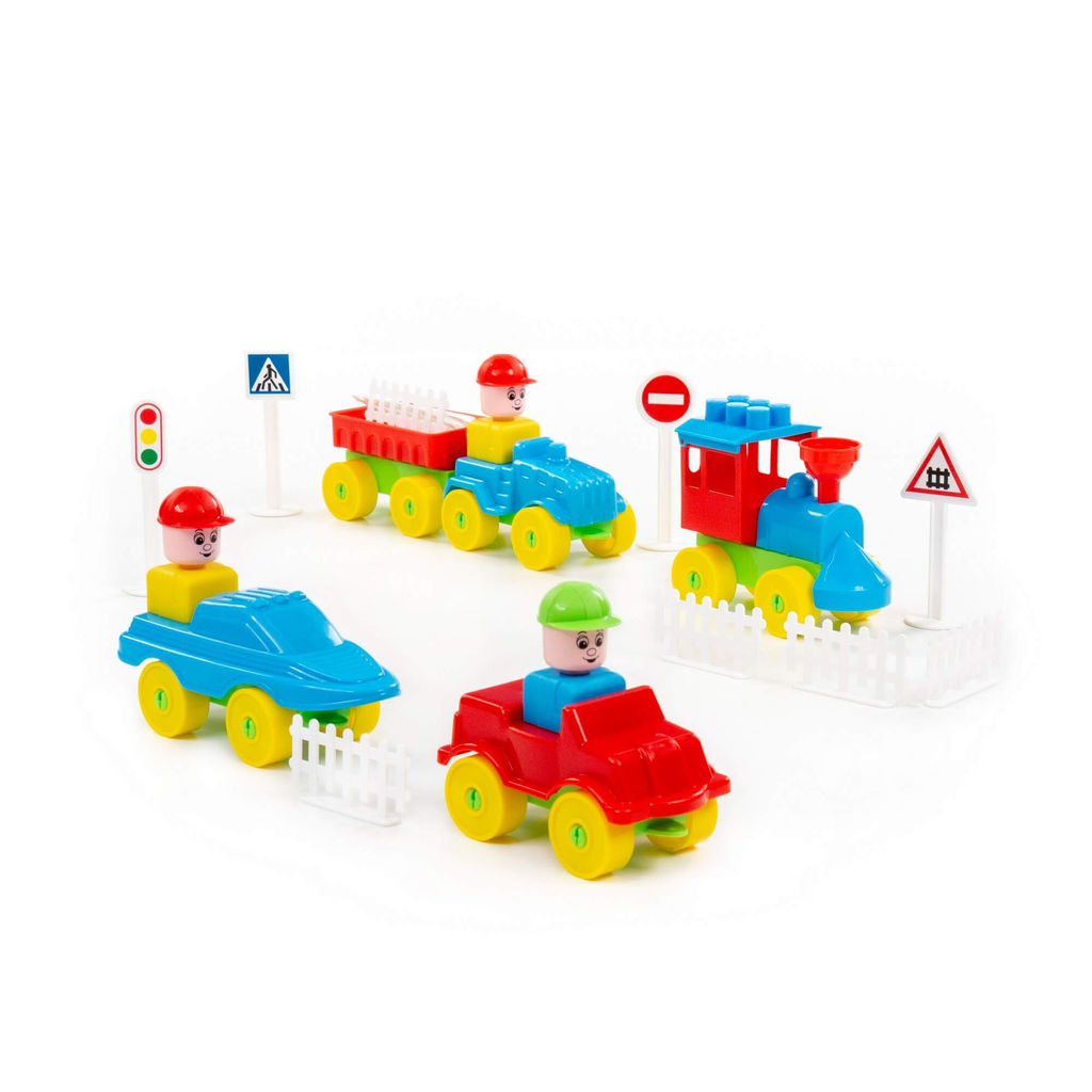 Конструктор Юный путешественник (54 элемента) (в пакете) - Полесье фото 4