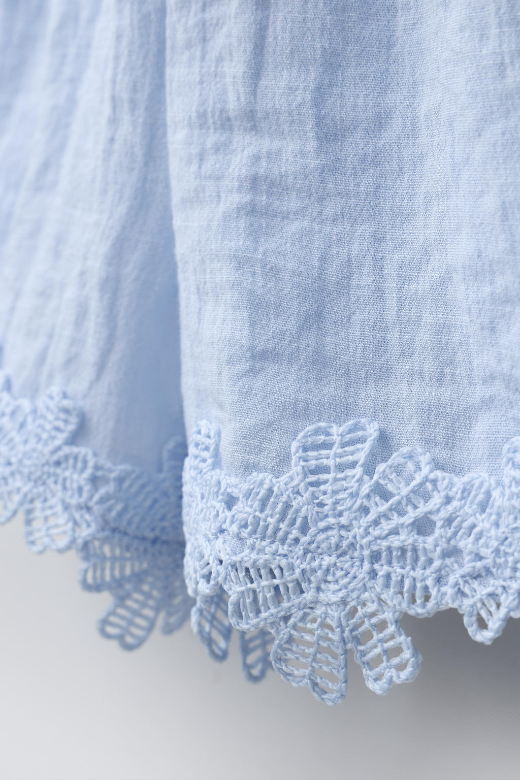 MONO CORTO HALTER BORDADO / Azul - Zara фото 4